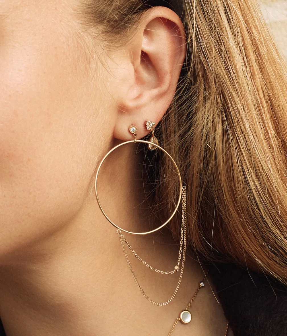 Boucles d'oreilles Amarante