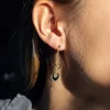 Boucles d'oreilles Ambre