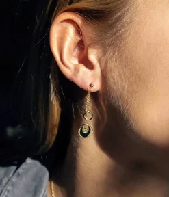 Boucles d'oreilles Ambre