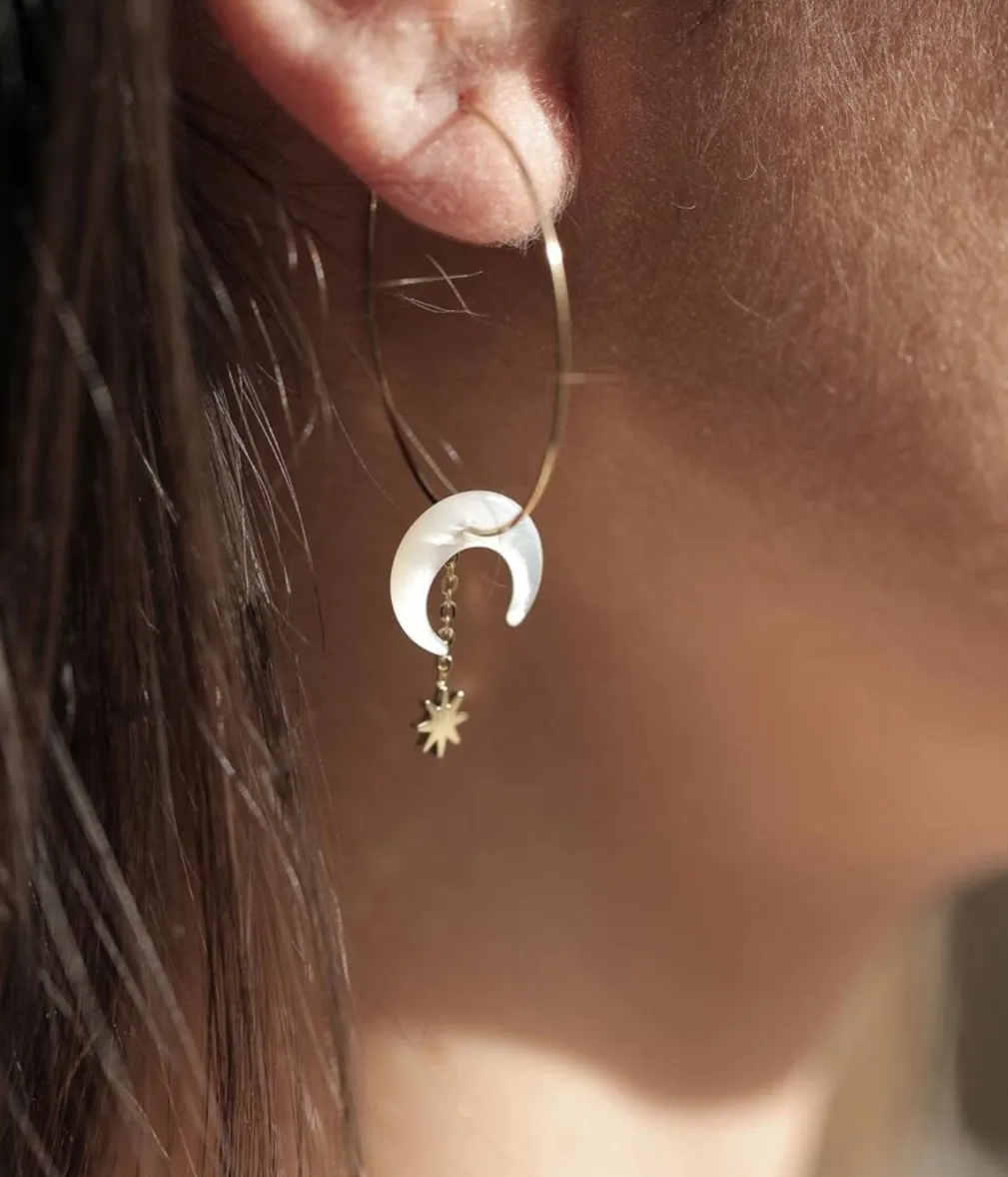 Boucles d'oreilles Asteria