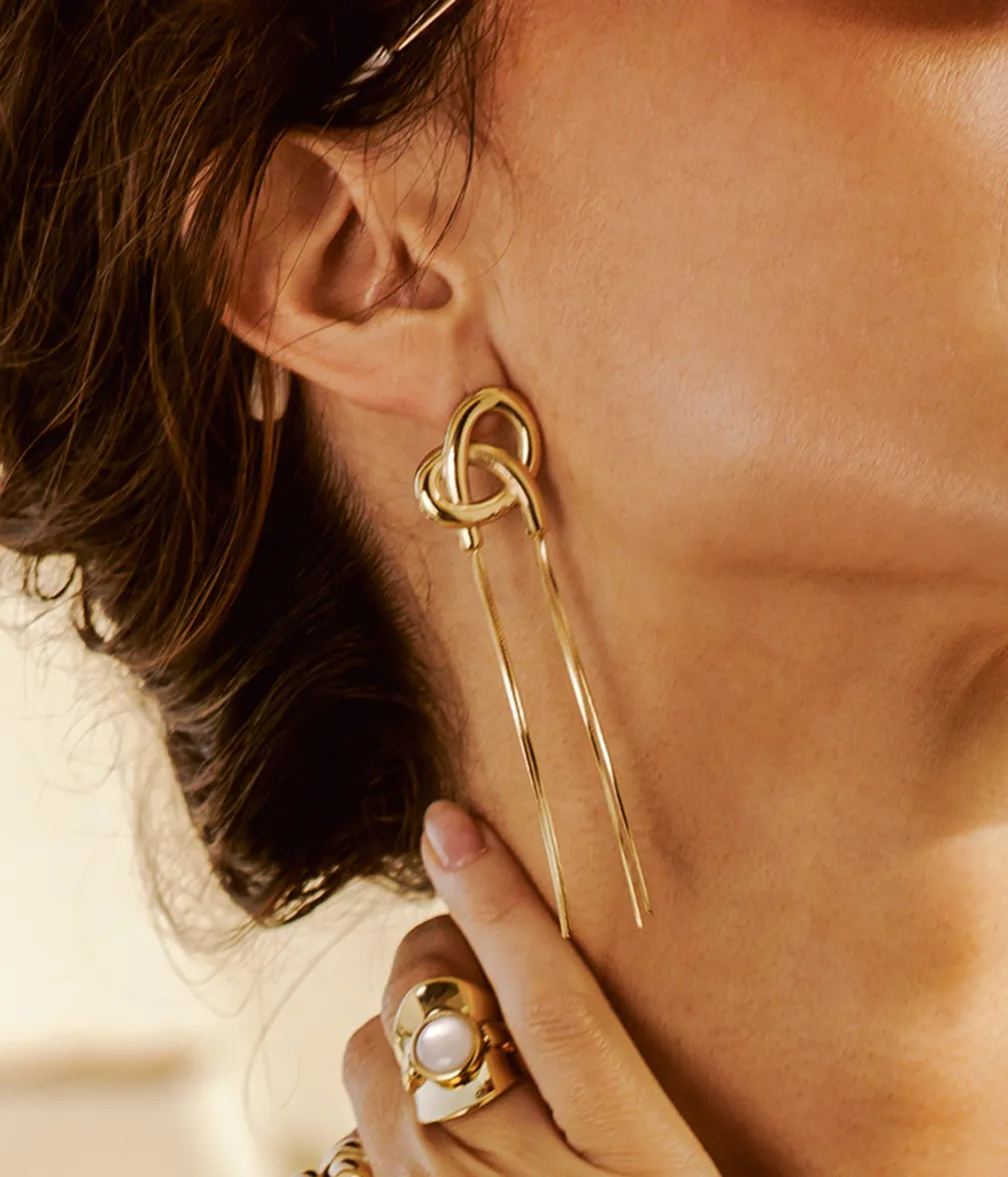 Boucles d'oreilles Bretzel