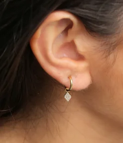 Boucles d'oreilles créoles Claudia