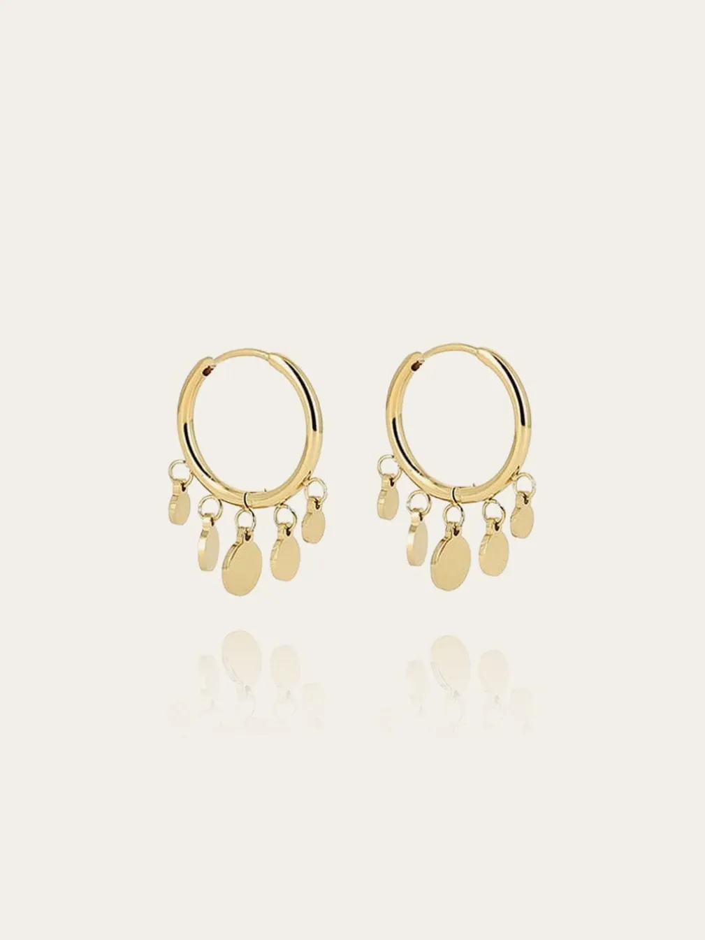 Boucles d'oreilles créoles Confettis
