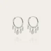 Boucles d'oreilles créoles Confettis