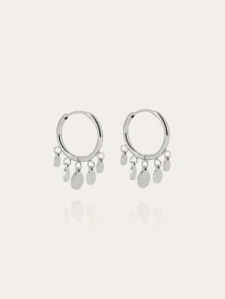 Boucles d'oreilles créoles Confettis