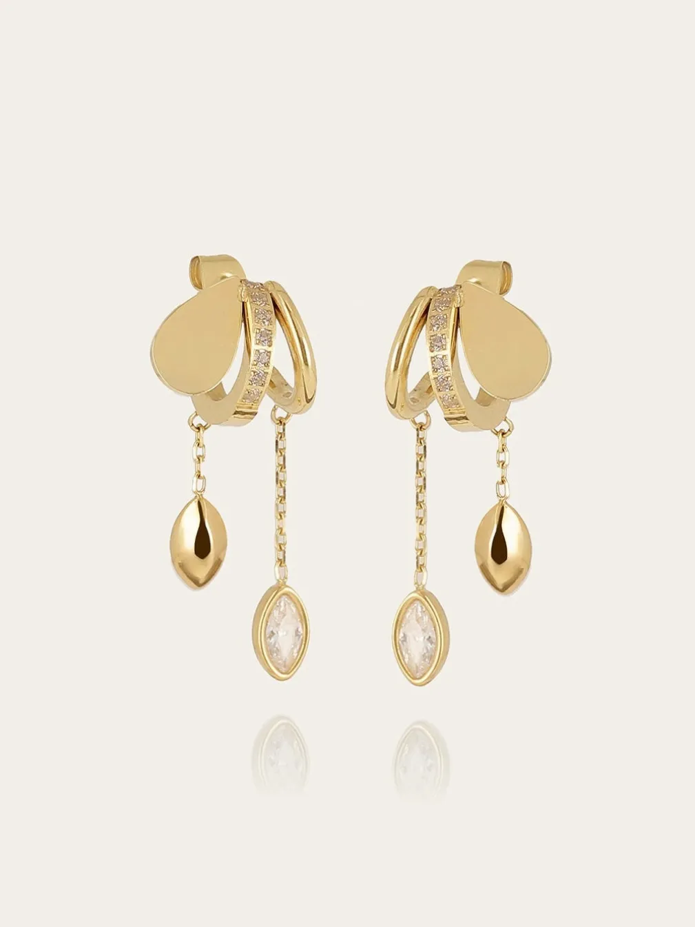 Boucles d'oreilles Dual