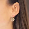 Boucles d'oreilles Infini