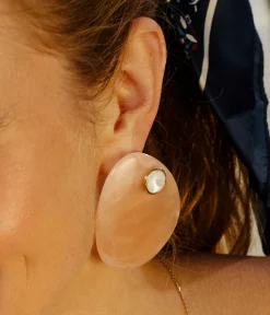Boucles d'oreilles Monstera