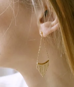 Boucles d'oreilles Pagne
