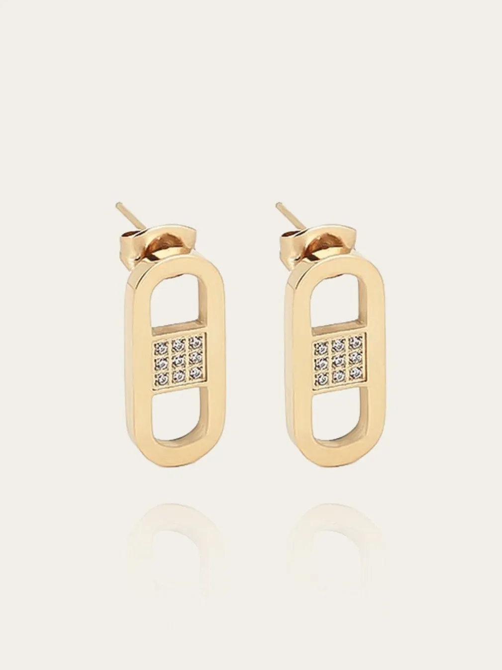 Boucles d'oreilles puces Délia