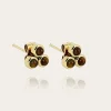 Boucles d'oreilles puces Tiradente