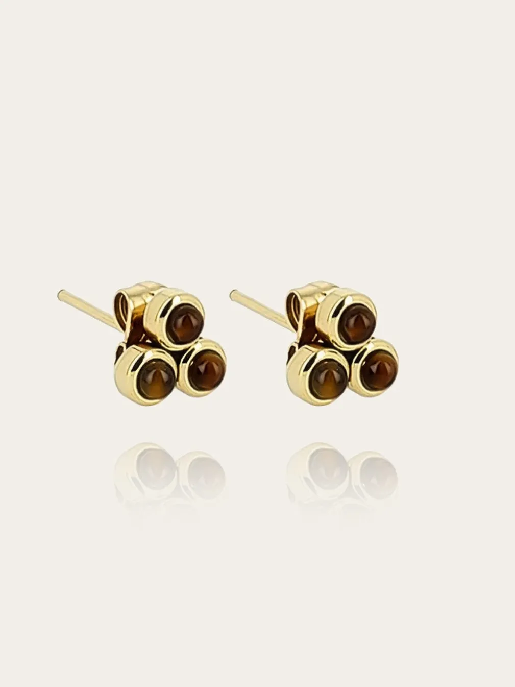 Boucles d'oreilles puces Tiradente