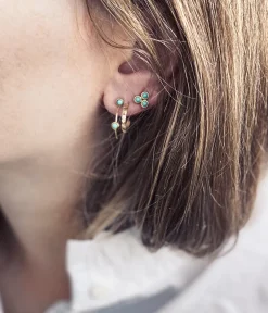 Boucles d'oreilles puces Tiradente