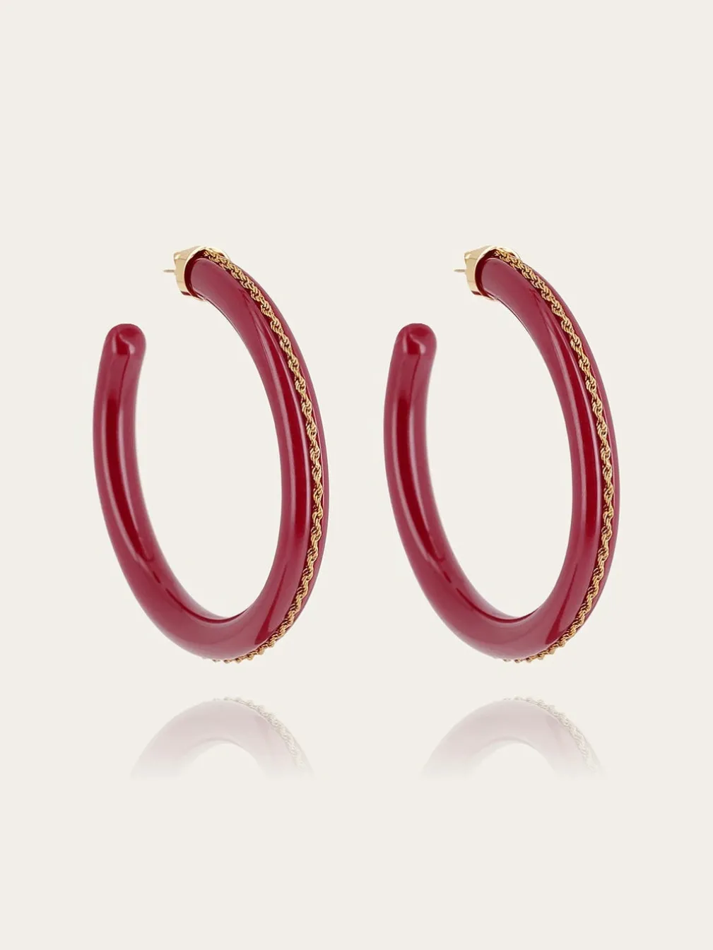 Boucles d'oreilles Rhodo