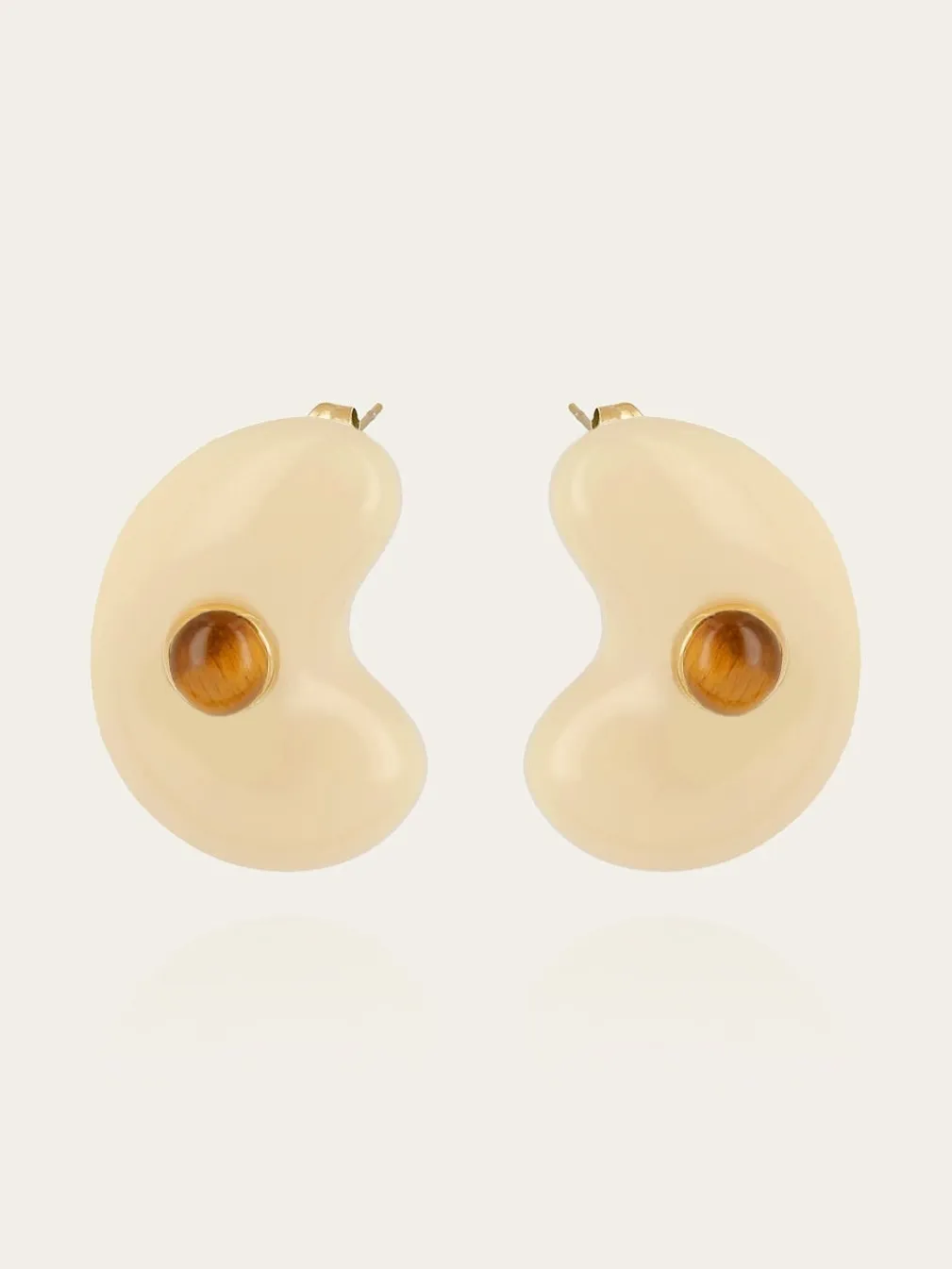 Boucles d'oreilles Sépia