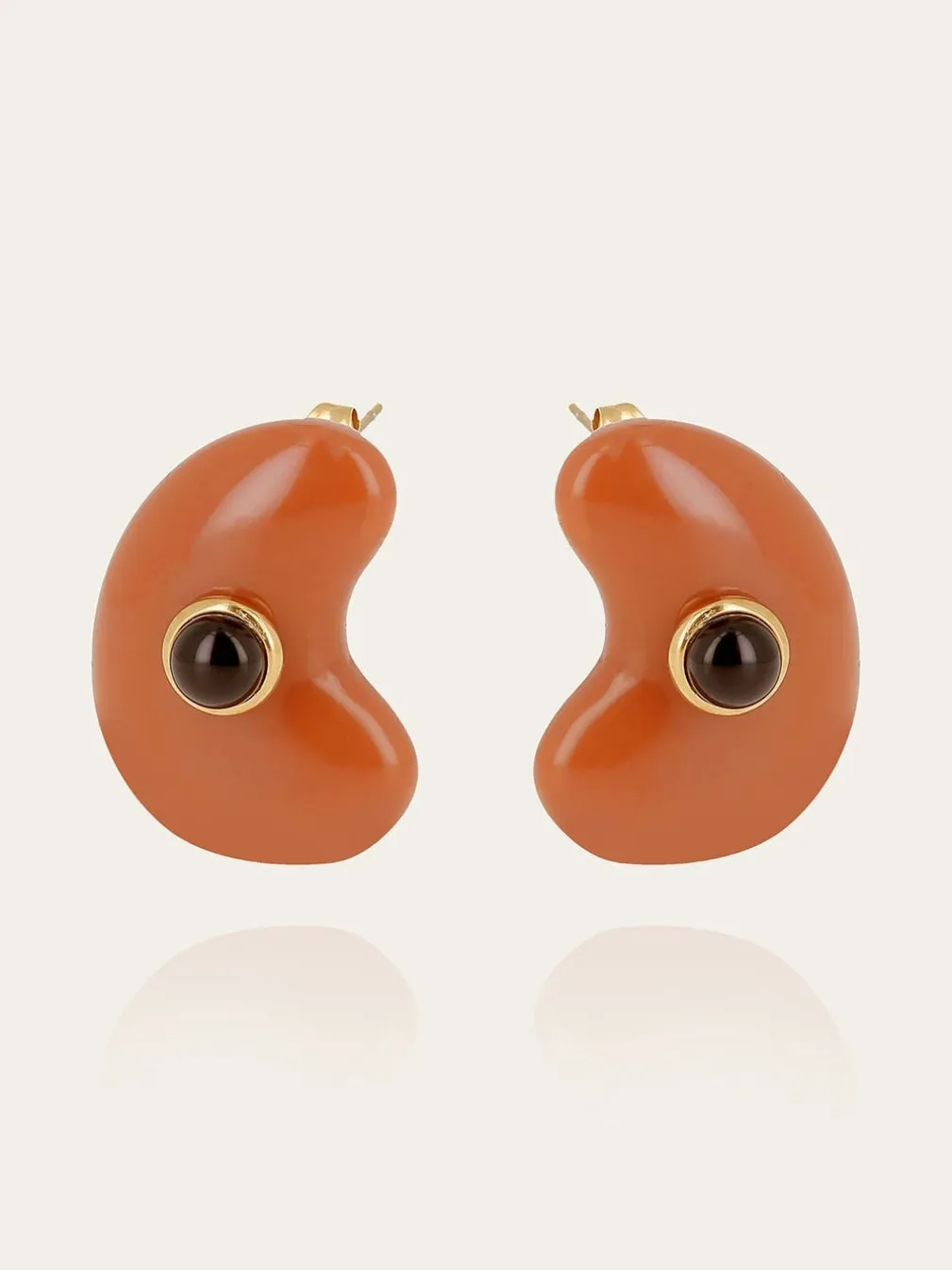 Boucles d'oreilles Sépia
