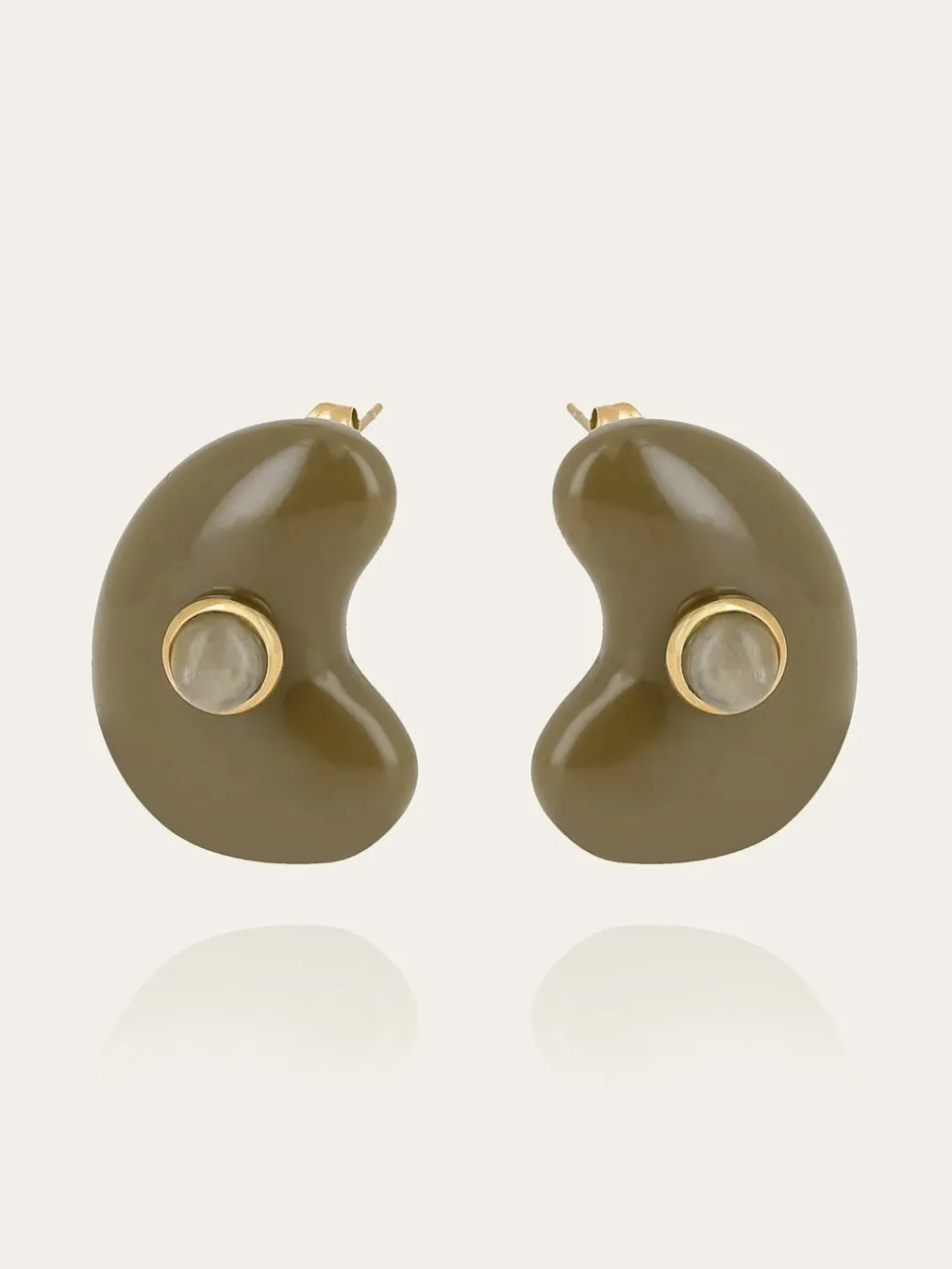 Boucles d'oreilles Sépia