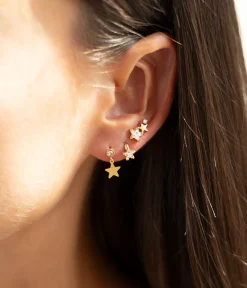 Boucles d'oreilles Violette