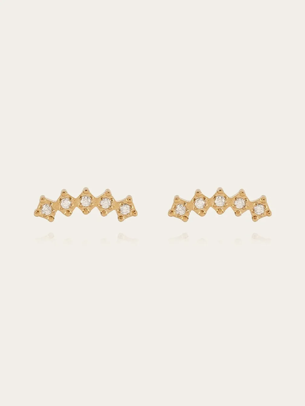 Mini boucles d'oreilles Cassis